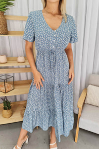 STACEY DRESS - BLUE